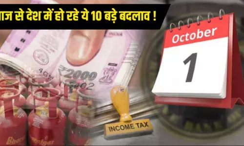 New Rules from 1st October: बिजली बिल से लेकर क्रेडिट कार्ट पेमेंट तक, आज से हो रहे 10 बड़े बदलाव, जानें आपकी जेब पर कितना पड़ेगा असर New Rules from 1st October: बिजली बिल से लेकर क्रेडिट कार्ट पेमेंट तक, आज से हो रहे 10 बड़े बदलाव, जानें आपकी जेब पर कितना पड़ेगा असर