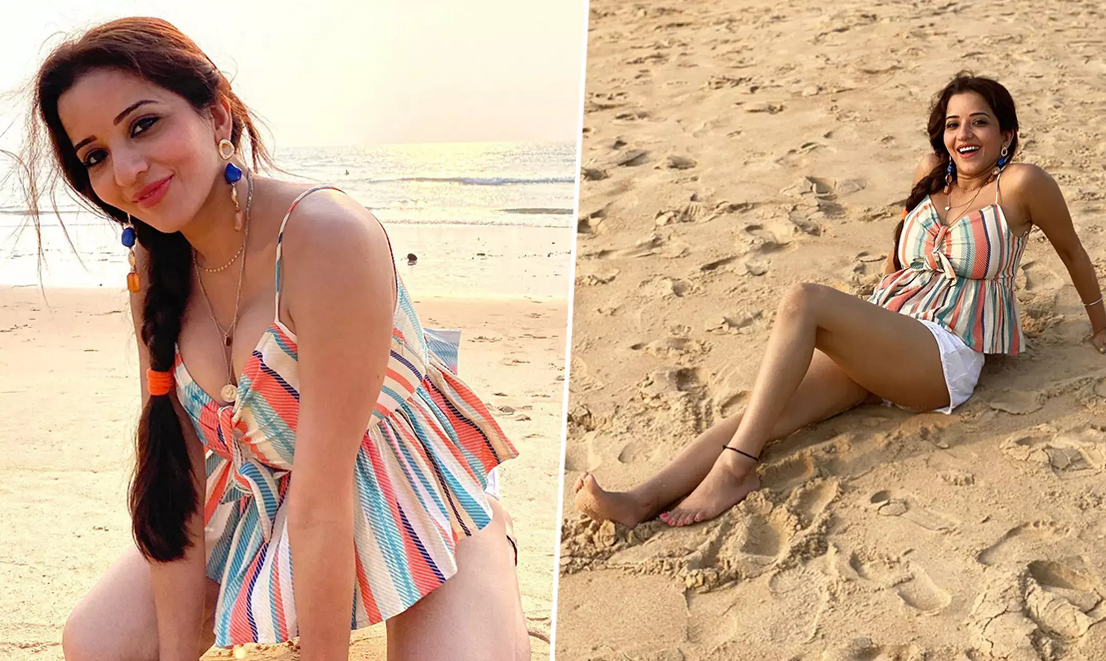 Monalisa Sexy Video Photos: एक्ट्रेस Monalisa ने बीच पर दिलकश अंदाज में किया पोज, Photos देखकर दिवाने हुए फैंस Monalisa Sexy Video Photos: एक्ट्रेस Monalisa ने बीच पर दिलकश अंदाज में किया पोज, Photos देखकर दिवाने हुए फैंस