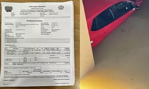 11 लाख की कार, 22 लाख आया रिपेयरिंग का बिल...मालिक के छूटे पसीने! 11 लाख की कार, 22 लाख आया रिपेयरिंग का बिल...मालिक के छूटे पसीने!