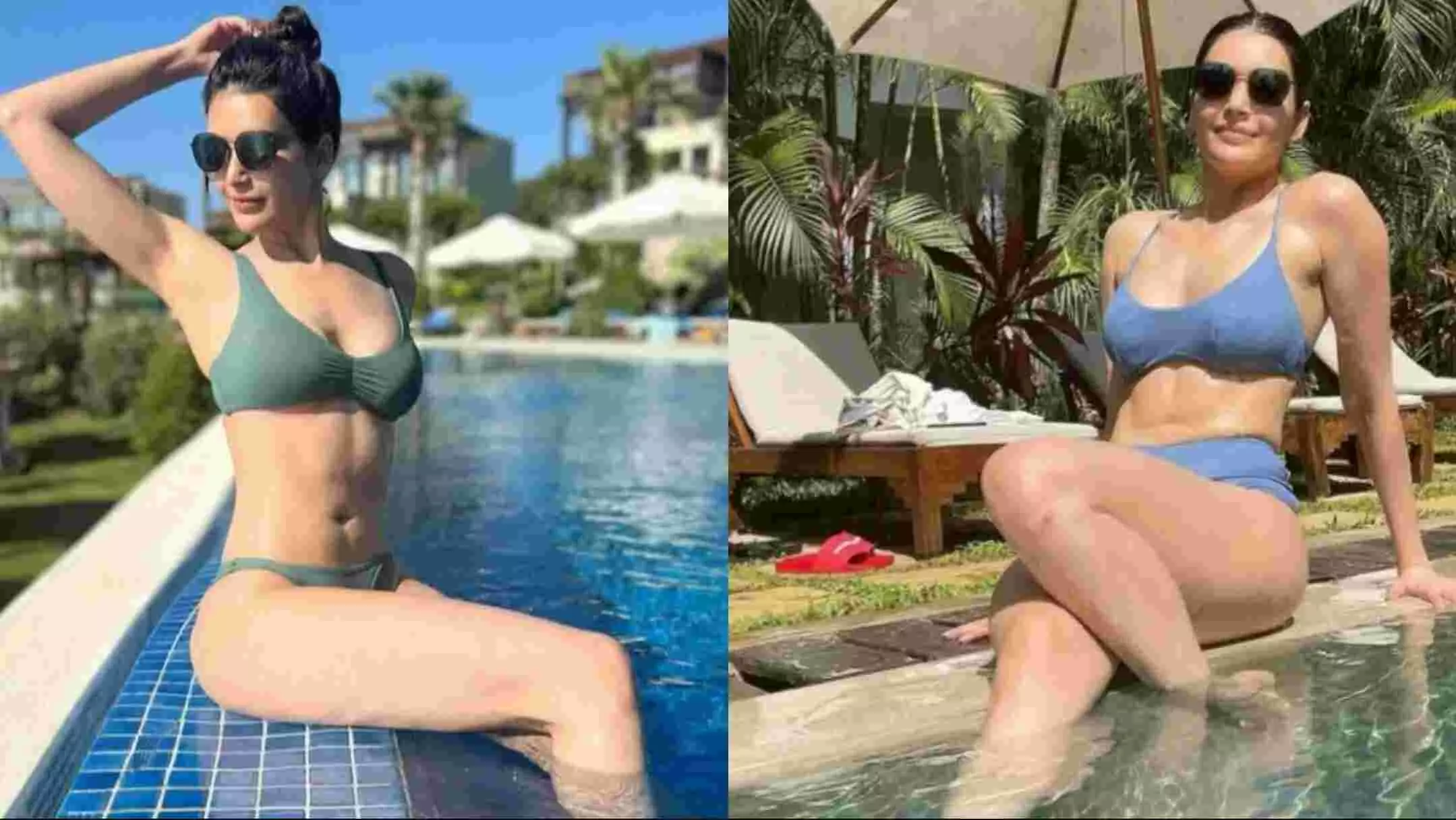 Karishma Tanna Sexy Video Photo: करिश्मा तन्ना ने बिकिनी पहनकर स्विमिंग पूल में दिखाया बोल्ड अवतार