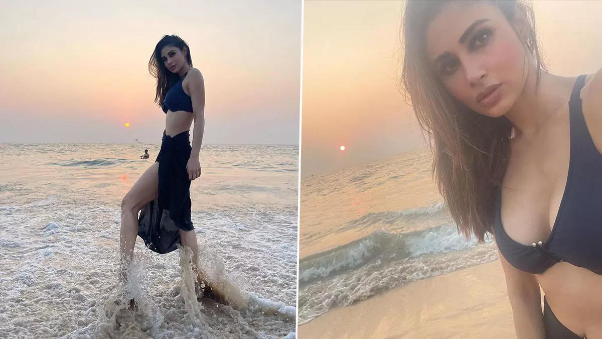 Mouni Roy Sexy Video Photo: Mouni Roy ने बिकिनी पहनकर बीच दिखाया बोल्ड लुक, Hot Photos में दिखा ऐसा अवतार