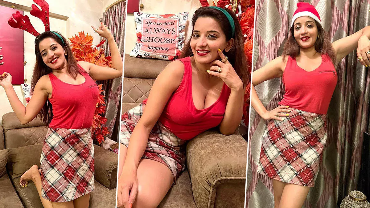 Monalisa Sexy Video: भोजपुरी फिल्मों की हॉट अदाकारा मोनालिसा ने क्रिसमस पर अपनी हॉटनेस से बढ़ाई गर्मी