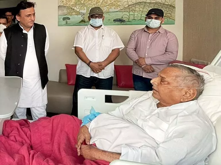 Mulayam Singh Health Bulletin:मुलायम सिंह यादव का स्वास्थ्य कैसा है, अस्पताल ने दी जानकारी, पहली तस्वीर आई सामने