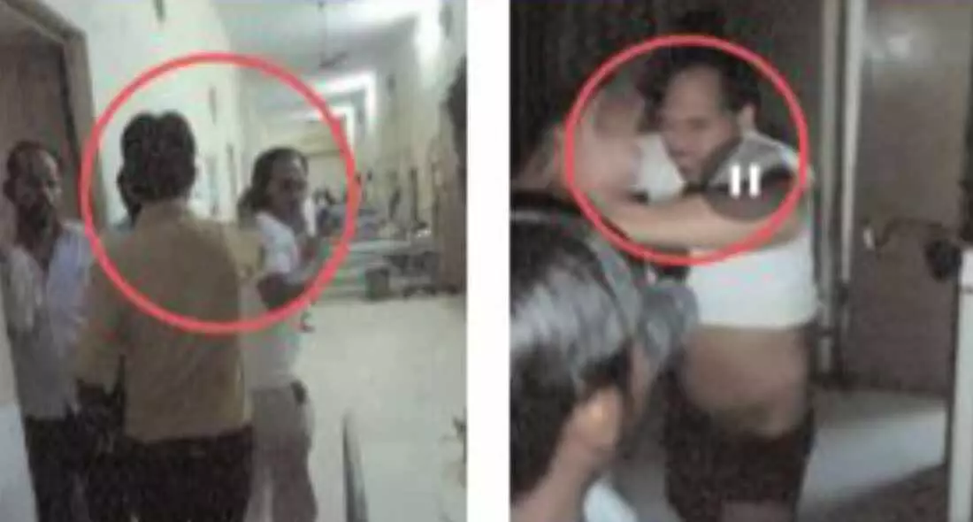 अस्पताल में दवा देने के बहाने महिला को कमरे में ले जाकर गलत काम करने का आरोप, परिजनों ने कंपाउंडर को अर्धनग्न हालत में पकड़कर पीटा अस्पताल में दवा देने के बहाने महिला को कमरे में ले जाकर गलत काम करने का आरोप, परिजनों ने कंपाउंडर को अर्धनग्न हालत में पकड़कर पीटा