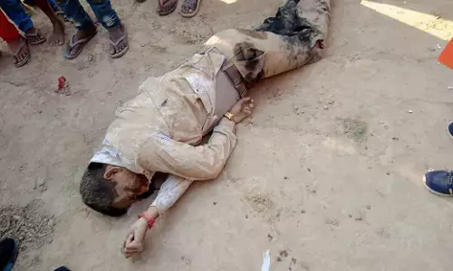 हरदोई जिले में एक्सीडेंट में बेसहारा अनुदेशक की मौत, परिवार का भूख से बेहाल