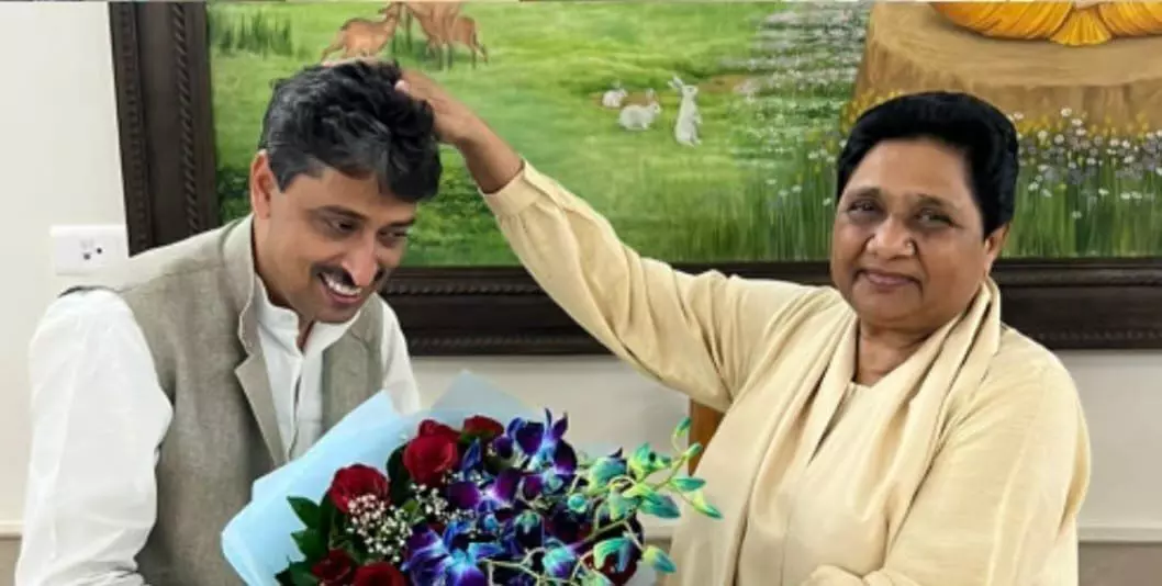 Imran Masood will meet Mayawati: इमरान मसूद की मायावती से हुई मुलाकात, हाथी पर हुए सवार