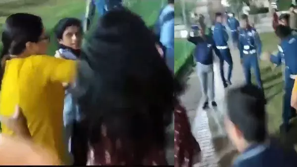 नोएडा सोसाइटी में फिर हंगामा, गार्ड्स के साथ मारपीट, खींची गई चोटियां, चले थप्पड़, कैमरे में कैद VIDEO वायरल