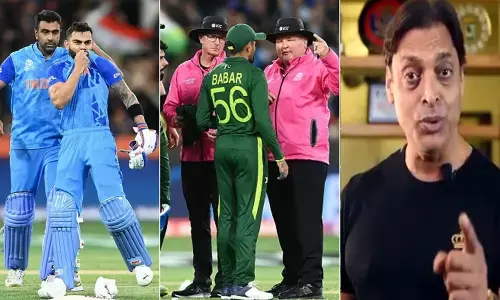 टी-20 विश्व कप: भारत से हार के बाद भड़के शोएब अख्तर और पाकिस्तान क्रिकेट बोर्ड चीफ़ रमीज़ राजा, जानिए- क्या बोले? टी-20 विश्व कप: भारत से हार के बाद भड़के शोएब अख्तर और पाकिस्तान क्रिकेट बोर्ड चीफ़ रमीज़ राजा, जानिए- क्या बोले?