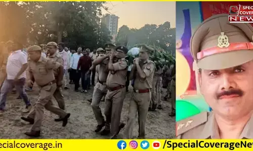 UP : रास्ते में फट गया जीप का टायर, बेकाबू हो बाइक से हुई भिड़ंत, सब इंस्पेक्टर रमाशंकर सिंह की दुःखद मौत