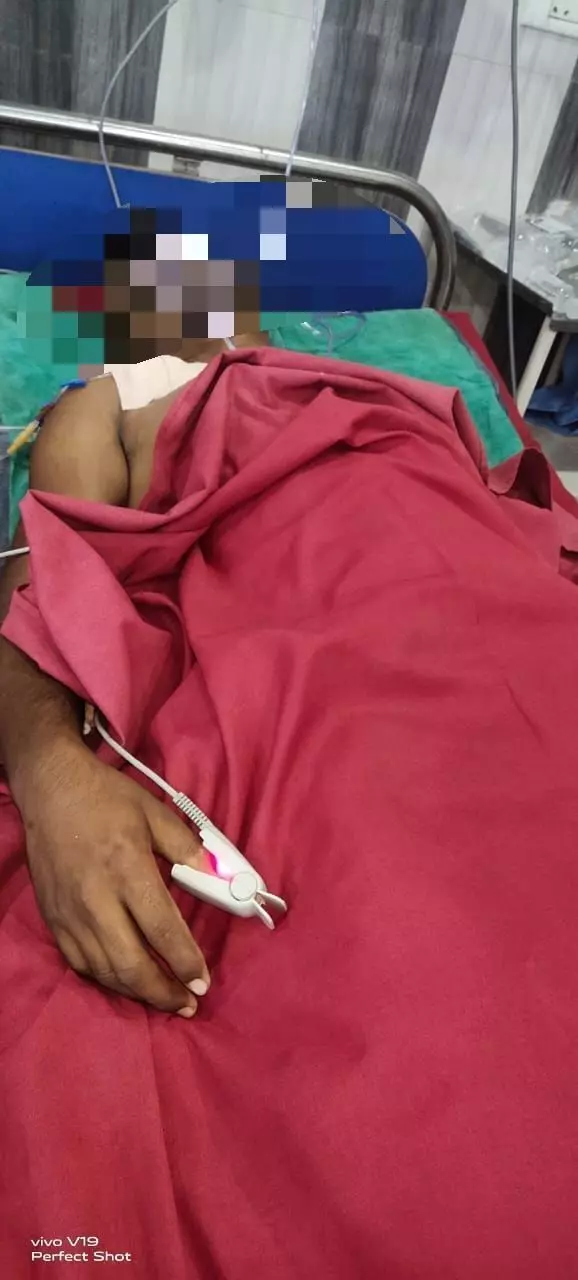 जमीन के विवाद में युवक को मारी गोली हालत गंभीर.. जमीन के विवाद में युवक को मारी गोली हालत गंभीर..