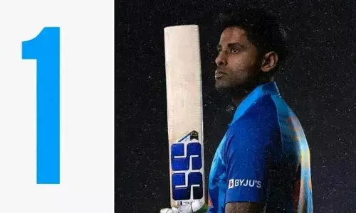 ICC Ranking T20 : सूर्यकुमार यादव ने रचा इतिहास, मोहम्मद रिजवान को पछाड़ बने वर्ल्ड नंबर वन बल्लेबाज ICC Ranking T20 : सूर्यकुमार यादव ने रचा इतिहास, मोहम्मद रिजवान को पछाड़ बने वर्ल्ड नंबर वन बल्लेबाज