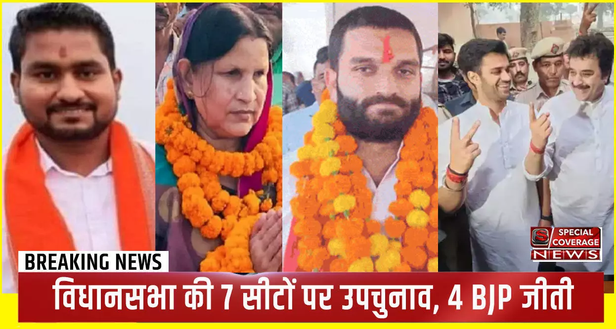 विधानसभा की 7 सीटों पर उपचुनाव, 4 भाजपा जीती: बिहार में RJD, तेलंगाना में TRS और महाराष्ट्र में उद्धव की पार्टी जीती विधानसभा की 7 सीटों पर उपचुनाव, 4 भाजपा जीती: बिहार में RJD, तेलंगाना में TRS और महाराष्ट्र में उद्धव की पार्टी जीती
