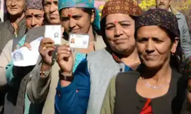 देखिए हिमाचल में 68 सीटों पर वोटिंग LIVE -11 बजे तक 18 फीसदी मतदान देखिए हिमाचल में 68 सीटों पर वोटिंग LIVE -11 बजे तक 18 फीसदी मतदान