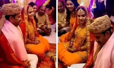 Amrapali Dubey-Nirahua: निरहुआ के साथ शादी के बंधन में बंधी आम्रपाली दुबे! मंडप में हंसी-ठिठोली करती आईं नजर Amrapali Dubey-Nirahua: निरहुआ के साथ शादी के बंधन में बंधी आम्रपाली दुबे! मंडप में हंसी-ठिठोली करती आईं नजर