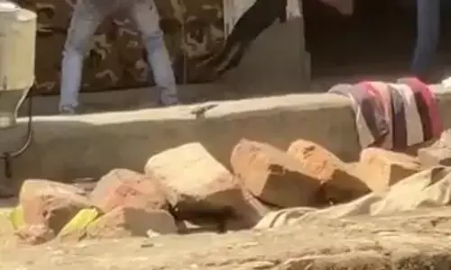 गाजियाबाद में लोनी में कुत्ते को जंजीर से लटका कर मारने का वीडियो वायरल हुआ