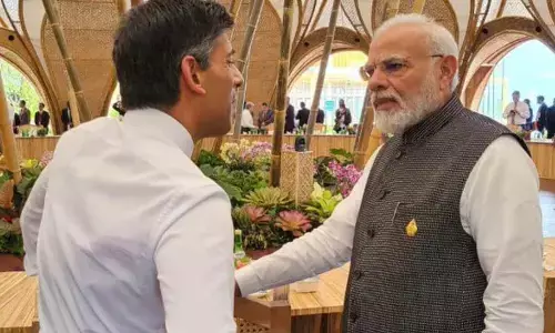 बाली में ऋषि सुनक से पीएम मोदी की हुई मुलाकात, ब्रिटिश प्रधानमंत्री बनने के बाद पहली बार मिले बाली में ऋषि सुनक से पीएम मोदी की हुई मुलाकात, ब्रिटिश प्रधानमंत्री बनने के बाद पहली बार मिले