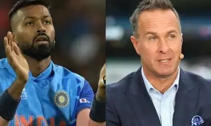 Hardik Pandya Top Stories: हार्दिक पांड्या ने की माइकल वॉन की बोलती बंद, सेमीफाइनल में हार के बाद टीम इंडिया को मारा था ताना Hardik Pandya Top Stories: हार्दिक पांड्या ने की माइकल वॉन की बोलती बंद, सेमीफाइनल में हार के बाद टीम इंडिया को मारा था ताना