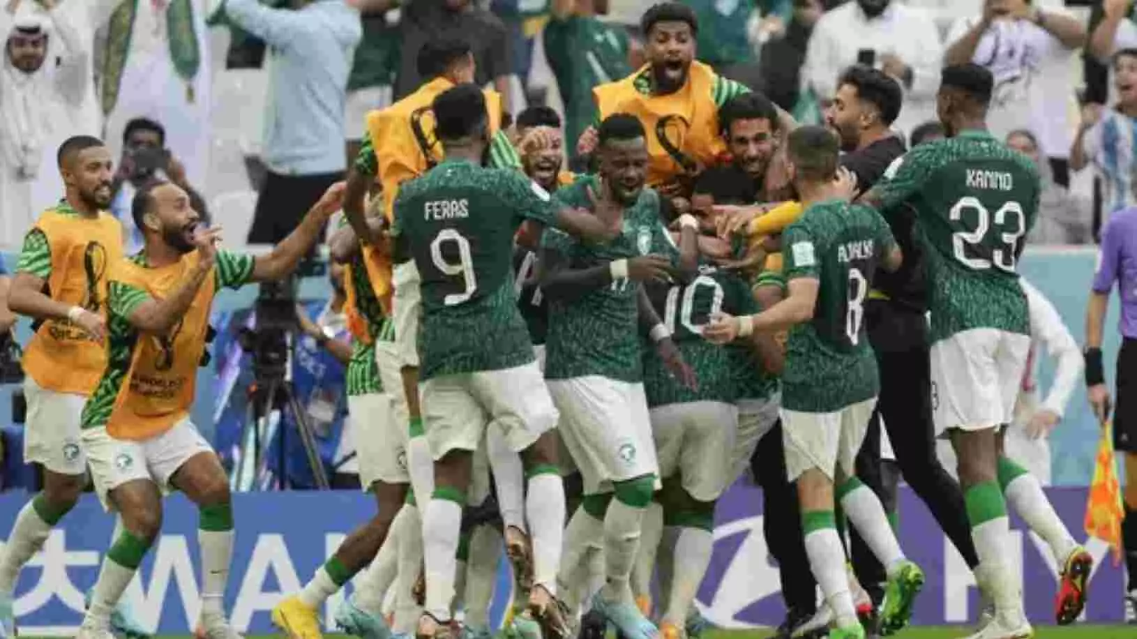 #FIFAWorldCup2022 : फीफा विश्व कप में बड़ा उलटफेर : सऊदी अरब ने मेसी की टीम अर्जेंटीना को हराया