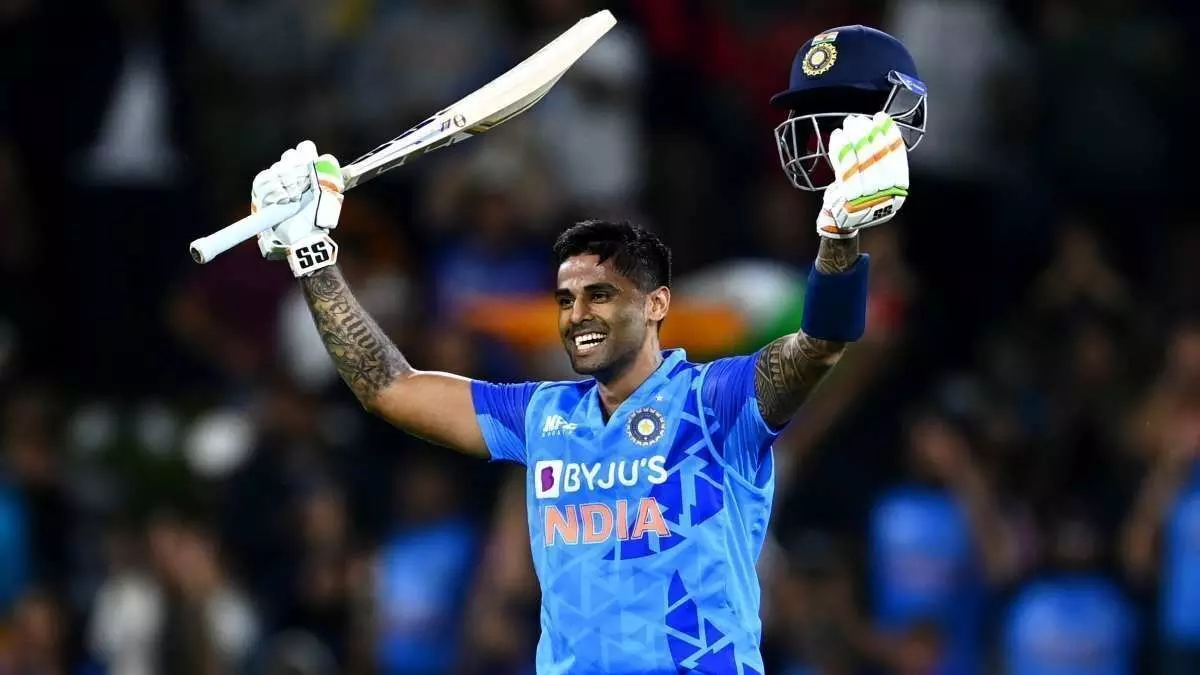 T20 रैंकिंग में सूर्या का नंबर-1 पर दबदबा कायम : ताजा रैंकिंग में करियर बेस्ट 890 पॉइंट्स, विराट को हुआ नुकसान T20 रैंकिंग में सूर्या का नंबर-1 पर दबदबा कायम : ताजा रैंकिंग में करियर बेस्ट 890 पॉइंट्स, विराट को हुआ नुकसान