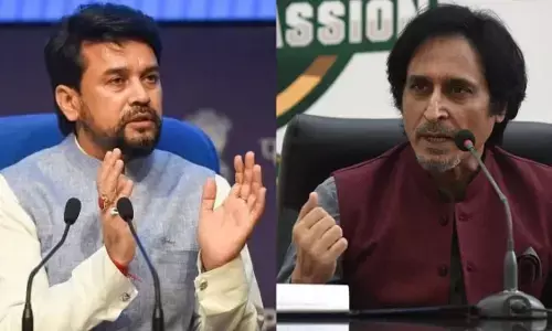 PCB चीफ रमीज राजा की वर्ल्ड कप छोड़ने की धमकी का खेलमंत्री अनुराग ठाकुर ने दिया करारा जवाब! PCB चीफ रमीज राजा की वर्ल्ड कप छोड़ने की धमकी का खेलमंत्री अनुराग ठाकुर ने दिया करारा जवाब!