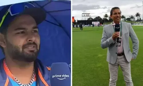 INDvsNZ : рдЦрд░рд╛рдм рдлреЙрд░реНрдо рдХреЛ рд▓реЗрдХрд░ рдЛрд╖рдн рдкрдВрдд рдФрд░ рд╣рд░реНрд╖рд╛ рднреЛрдЧрд▓реЗ рдореЗрдВ рд▓рд╛рдЗрд╡ рдЯреАрд╡реА рдкрд░ рдмрд╣рд╕, Video рд╣реБрдЖ рд╡рд╛рдпрд░рд▓ INDvsNZ : рдЦрд░рд╛рдм рдлреЙрд░реНрдо рдХреЛ рд▓реЗрдХрд░ рдЛрд╖рдн рдкрдВрдд рдФрд░ рд╣рд░реНрд╖рд╛ рднреЛрдЧрд▓реЗ рдореЗрдВ рд▓рд╛рдЗрд╡ рдЯреАрд╡реА рдкрд░ рдмрд╣рд╕, Video рд╣реБрдЖ рд╡рд╛рдпрд░рд▓