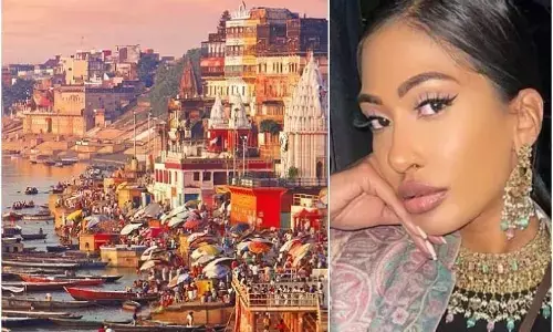 अमेरिकन मॉडल ने वाराणसी को बताया डरावना शहर! मचा हंगामा माफी मांगते हुए कहा मुझसे गलती हो गई...