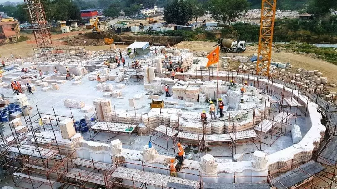 श्री राम जन्मभूमि मंदिर ट्रस्ट के महासचिव चंपत राय ने मंदिर निर्माण की ताजा तस्वीर की साझा श्री राम जन्मभूमि मंदिर ट्रस्ट के महासचिव चंपत राय ने मंदिर निर्माण की ताजा तस्वीर की साझा