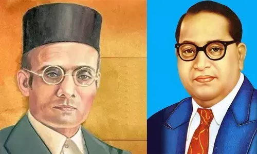 अम्बेडकर और सावरकर: भारतीय राजनीति के विपरीत ध्रुव अम्बेडकर और सावरकर: भारतीय राजनीति के विपरीत ध्रुव