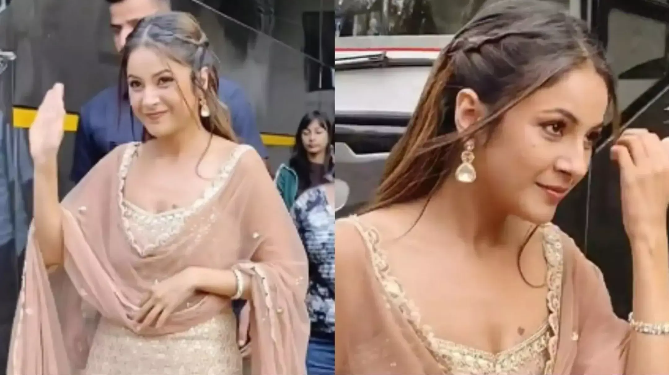 Shehnaaz Gill : पंजाबी सूट पहने MC Square के साथ स्पॉट हुई शहनाज गिल, फैंस बोले- घनी प्यारी