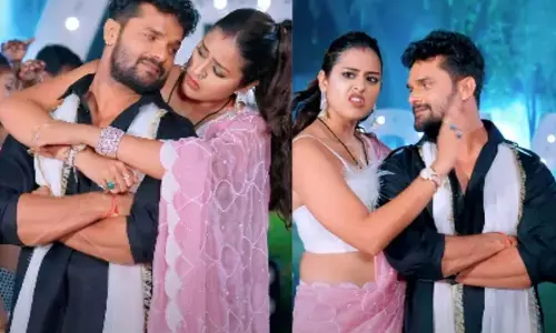 Bhojpuri Song: यामिनी सिंह की इस बात से नाराज हुए खेसारी लाल, आप भी देखे शानदार डांस वीडियो Bhojpuri Song: यामिनी सिंह की इस बात से नाराज हुए खेसारी लाल, आप भी देखे शानदार डांस वीडियो