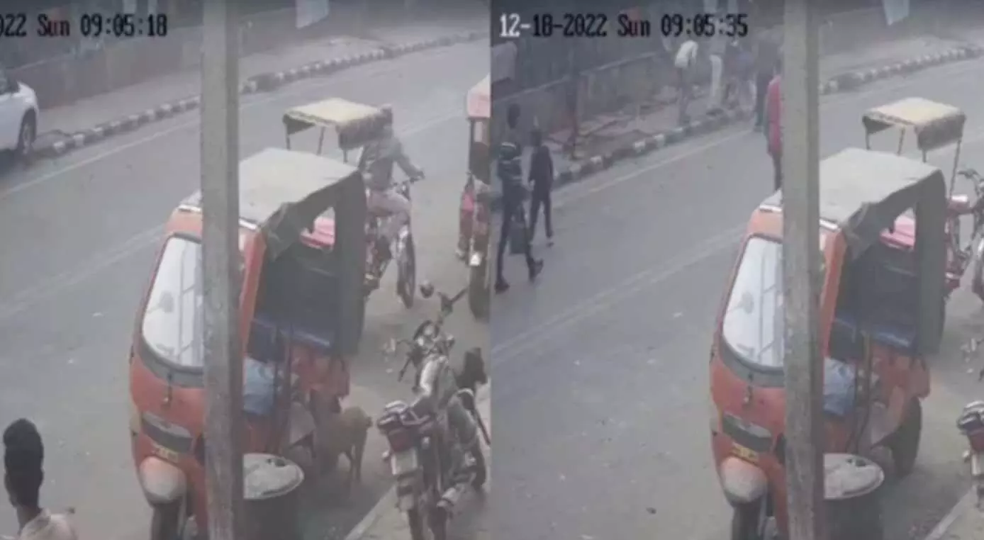 दिल्ली में तेज रफ्तार कार ने तीन बच्चों को रौंदा, एक की हालत गंभीर, घटना का सीसीटीवी VIDEO वायरल दिल्ली में तेज रफ्तार कार ने तीन बच्चों को रौंदा, एक की हालत गंभीर, घटना का सीसीटीवी VIDEO वायरल