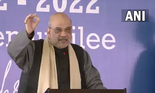 मेघालय में अमित शाह बोले- अब पूर्वोत्तर विकास से जुड़ रहा है पिछले 8 सालों में विद्रोह की घटनाओं में 74% की कमी आई है