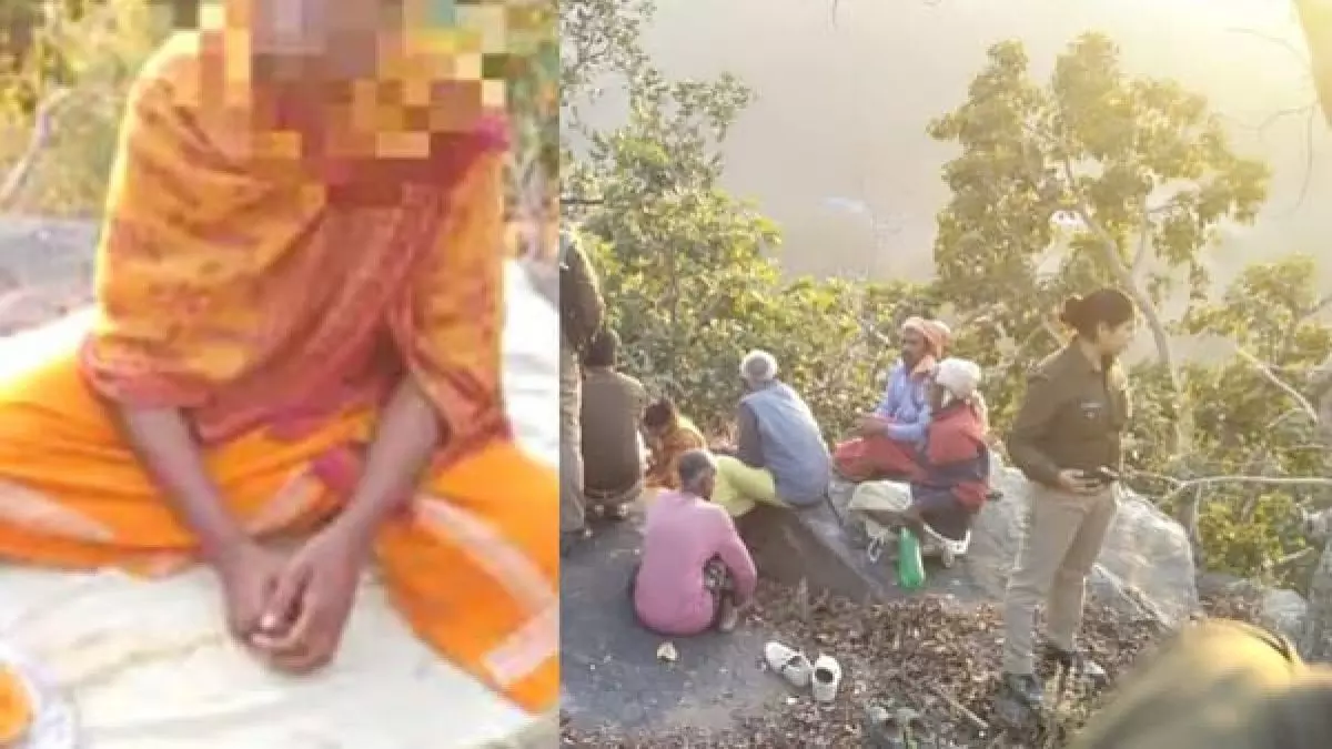 चित्रकूट की पहाड़ियों पर तपस्या करते मिली युवती,जोर जोर से कर रही थी मंत्रोच्चार चित्रकूट की पहाड़ियों पर तपस्या करते मिली युवती,जोर जोर से कर रही थी मंत्रोच्चार