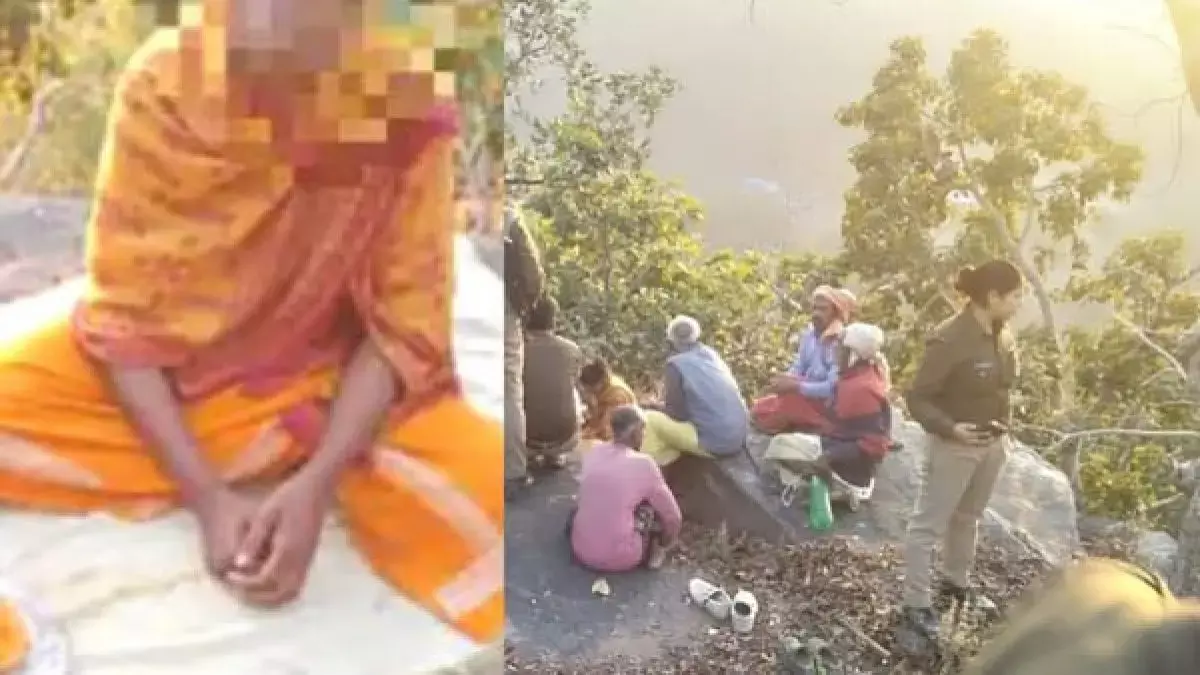 चित्रकूट की पहाड़ियों पर तपस्या करते मिली युवती,जोर जोर से कर रही थी मंत्रोच्चार