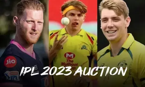 IPL Auction 2023 Live : सैम कुरेन IPL इतिहास के सबसे मंहगे 18.25 करोड़ में बिके, ग्रीन 17.50 करोड़ तो स्टोक्स 16.25 करोड़ में बिके IPL Auction 2023 Live : सैम कुरेन IPL इतिहास के सबसे मंहगे 18.25 करोड़ में बिके, ग्रीन 17.50 करोड़ तो स्टोक्स 16.25 करोड़ में बिके