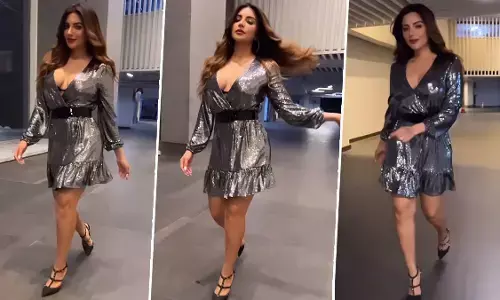 Shama Sikander Sexy Video: Shama Sikander ने पार्टी ड्रेस पहन स्लो मोशन में किया वॉक, यूजर्स का धक-धक हुआ दिल