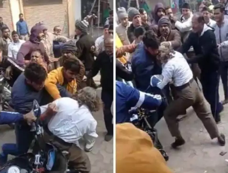 गाजियाबाद में RSS के पथ संचलन में हुई मारपीट, वीडियो वायरल होने पर थाने पर जमा हुई भीड़, कमिश्नर ने दिया सूझबूझ का परिचय