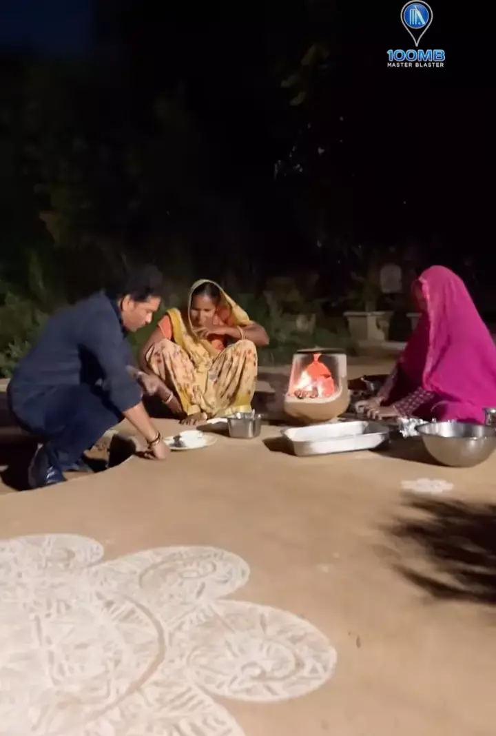 Sachin Tendulkar: सचिन तेंदुलकर का देशी अंदाज भाया, चूल्हे पर बनीं रोटी का देशी घी लगाकर लिया स्वाद