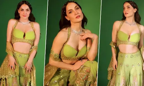 Elli Avram Sexy Photos: एक्ट्रेस Elli Avram ने ट्रेडिशनल आउटफिट में कराया अपना हॉट फोटोशूट, Video हुआ Viral