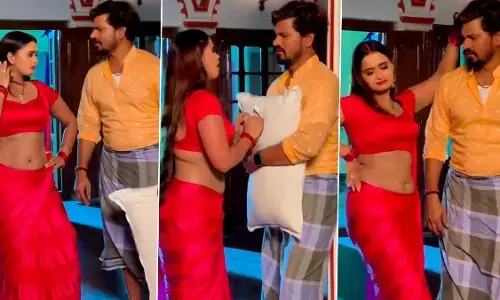 Neelam Giri Sexy Video: Neelam Giri ने लाल साड़ी पहनकर सेक्सी भाभी स्टाइल में Pravesh Lal संग किया हॉट डांस Neelam Giri Sexy Video: Neelam Giri ने लाल साड़ी पहनकर सेक्सी भाभी स्टाइल में Pravesh Lal संग किया हॉट डांस