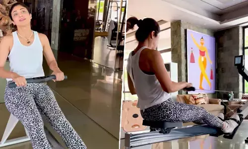 Shilpa Shetty Desi Sexy Video: एक्ट्रेस शिल्पा शेट्टी ने मजेदार अंदाज में किया वर्कआउट, वीडियो से फैंस को किया मोटीवेट