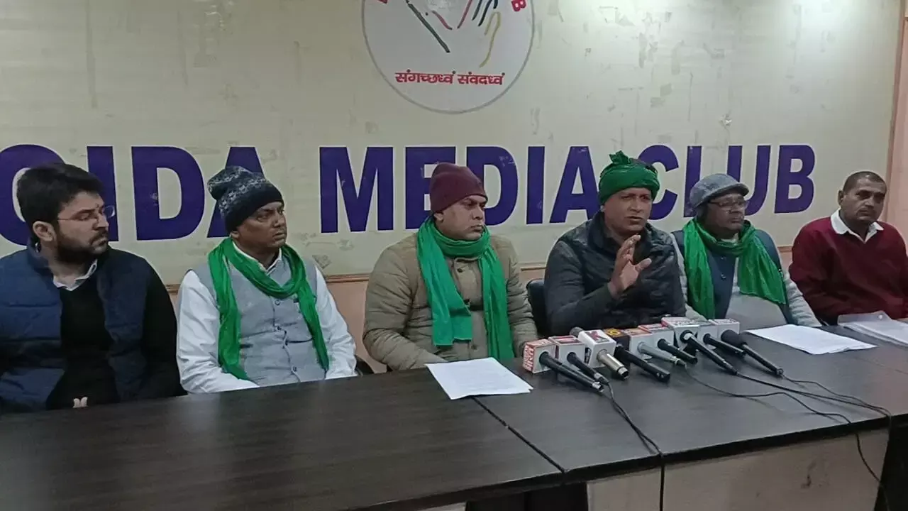 Noida News : किसानों को देने के लिए जमीन नहीं उद्योगपतियों को बांट रहे लाखों मीटर जमीन : सुखबीर खलीफा Noida News : किसानों को देने के लिए जमीन नहीं उद्योगपतियों को बांट रहे लाखों मीटर जमीन : सुखबीर खलीफा