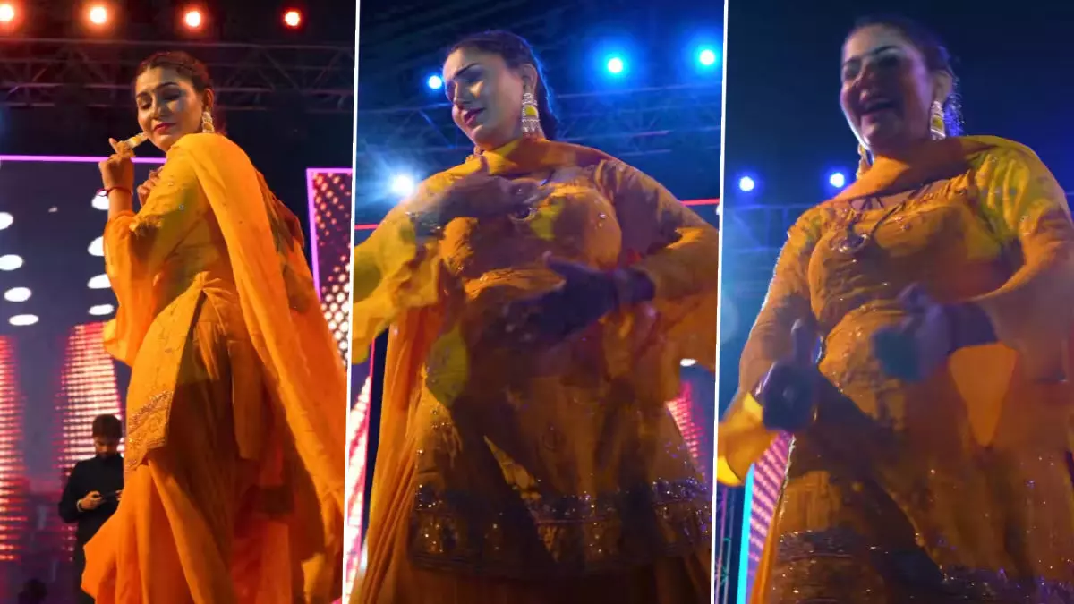 Sapna Choudhary Sexy Video: सपना चौधरी ने पीला सूट पहनकर स्टेज पर जमकर लगाए ठुमके, वीडियो देखकर झूमे फैंस