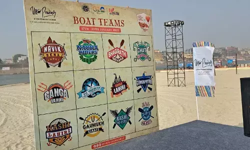 काशी में होने जा रहा है बैलून & बोट रेस फेस्टिवल , 12 नौका टीमें दिखाएंगी गंगा में अपना दमखम... काशी में होने जा रहा है बैलून & बोट रेस फेस्टिवल , 12 नौका टीमें दिखाएंगी गंगा में अपना दमखम...