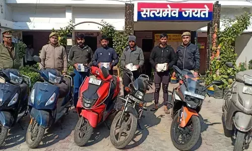 गाजियाबाद:  फर्जीवाड़ा कर फाइनेंस कराकर दोपहिया वाहन खरीदने वाले गेंग का पर्दाफास गाजियाबाद:  फर्जीवाड़ा कर फाइनेंस कराकर दोपहिया वाहन खरीदने वाले गेंग का पर्दाफास