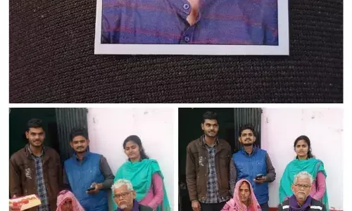 किसान के बेटे का समीक्षा अधिकारी के पद पर चयन होने से परिवार में खुशी