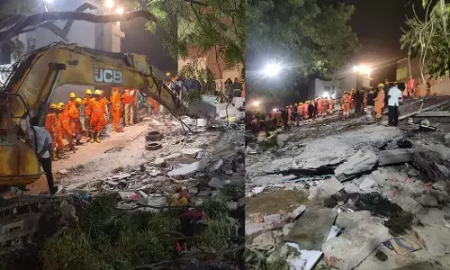 लखनऊ: इमारत ढहने से कई घायल, अब तक 14 का रेस्क्यू , बिल्डिंग मालिक सपा MLA का बेटा हिरासत में लखनऊ: इमारत ढहने से कई घायल, अब तक 14 का रेस्क्यू , बिल्डिंग मालिक सपा MLA का बेटा हिरासत में