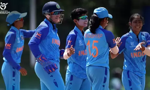 INDvsNZ Women U19 World Cup : अंडर-19 T-20 वर्ल्डकप फाइनल में पहुंचा भारत, सेमीफाइनल में न्यूजीलैंड को 8 विकेट से हराया INDvsNZ Women U19 World Cup : अंडर-19 T-20 वर्ल्डकप फाइनल में पहुंचा भारत, सेमीफाइनल में न्यूजीलैंड को 8 विकेट से हराया