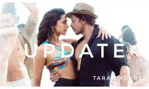 पठान ने दो दिन में 220 करोड़ कमाए, भारत में दूसरे दिन भी रचा 70 करोड़ कमा कर इतिहास पठान ने दो दिन में 220 करोड़ कमाए, भारत में दूसरे दिन भी रचा 70 करोड़ कमा कर इतिहास