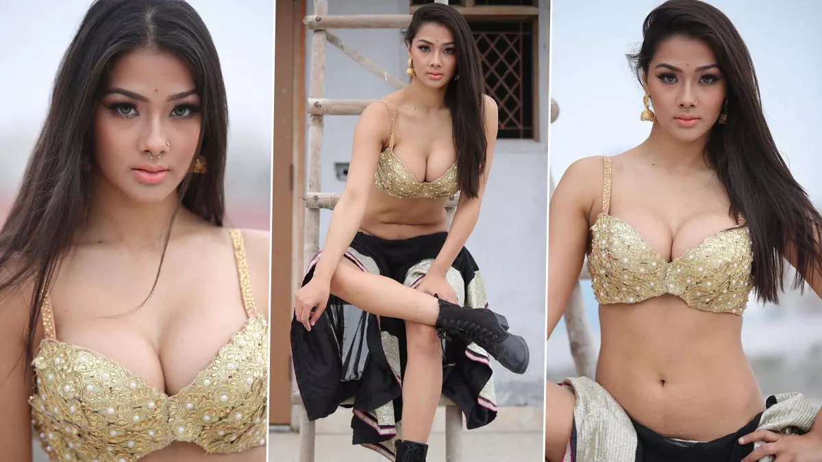 Namrita Malla Sexy Video: Namrita Malla ने डीप नेक गोल्डन ब्रा पहन फ्लॉन्ट किया सेक्सी फिगर, बोल्नेस ने बढ़ाया सोशल मीडिया का पारा